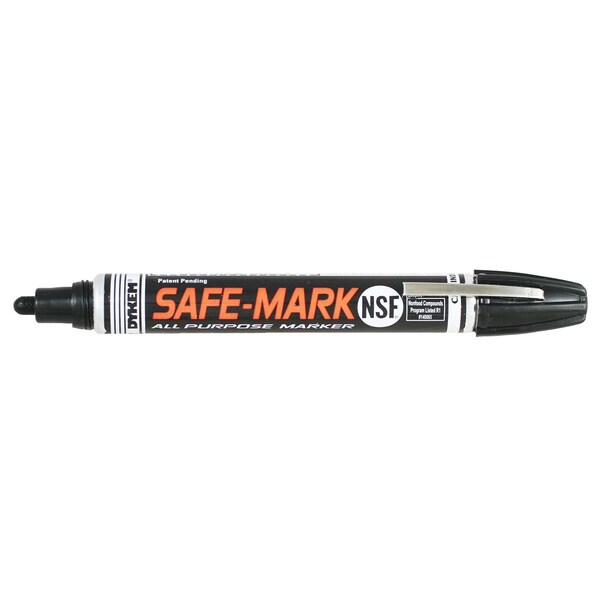 Itw SAFEMARK Black Medium Markers 40907 Zoro